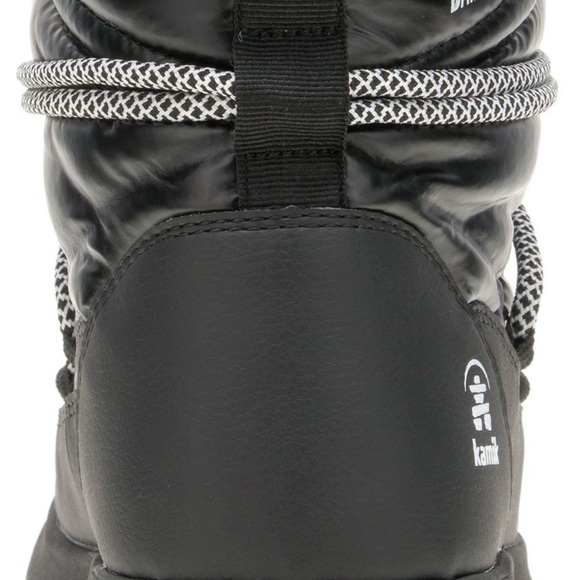 NEW NWOB Women’s KAMIK lea pull Snow ankle boots Sz 10 $140 - Picture 5 of 9
